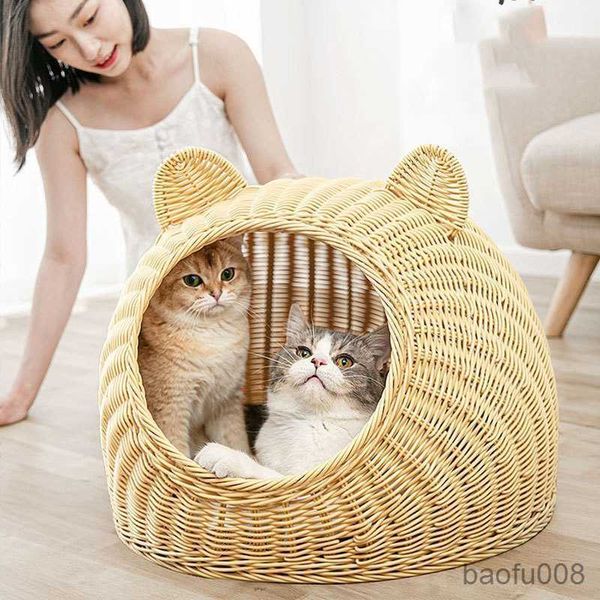 cat carriers houses basket cute indoor cat house cool pet nest bed nest lovely modelling pet house comfortable and washable r230608 
cat carriers houses basket cute indoor cat house cool pet nest bed nest lovely modelling pet house comfortable and washable r230608