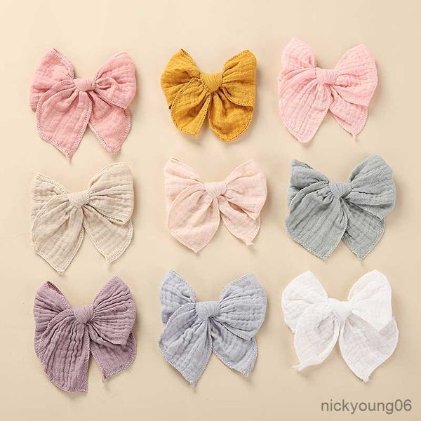 hair accessories muslin bows hairpin baby girl clips for infant kids solid color hairclip princess side pin toddler r230608, Slivery;white
hair accessories muslin bows hairpin baby girl clips for infant kids solid color hairclip princess side pin toddler r230608, Slivery;white