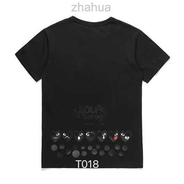 fashion mens play t shirt designer red heart commes casual women shirts des badge garcons high quanlity tshirts cotton embroidery2acu, White;black
fashion mens play t shirt designer red heart commes casual women shirts des badge garcons high quanlity tshirts cotton embroidery2acu, White;black