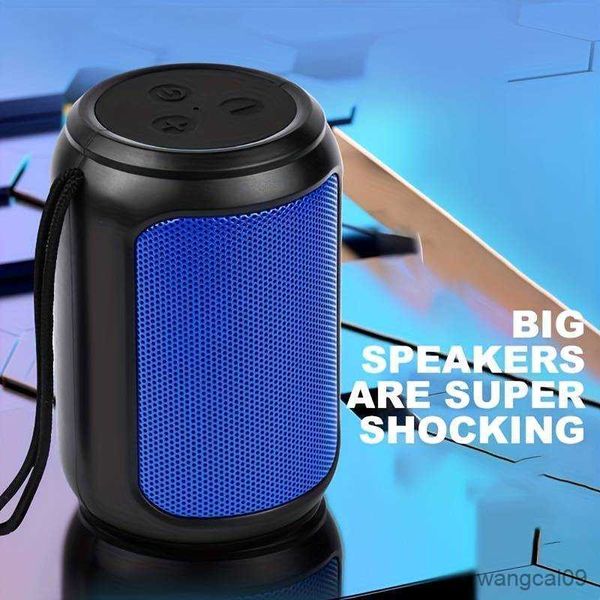 Image of Portable Speakers Wireless Bluetooth Speaker Portable Subwoofer Usb Card Small Speaker Case Outdoor Audio Desktop Speaker R230608