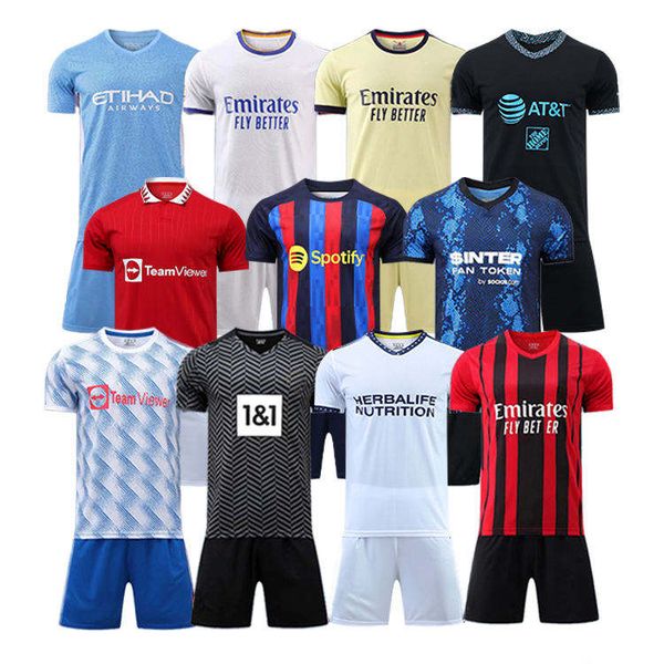 2022-23 latest design quick dry retro football jersey uniforms set soccer kits football jersey, White;black
2022-23 latest design quick dry retro football jersey uniforms set soccer kits football jersey, White;black