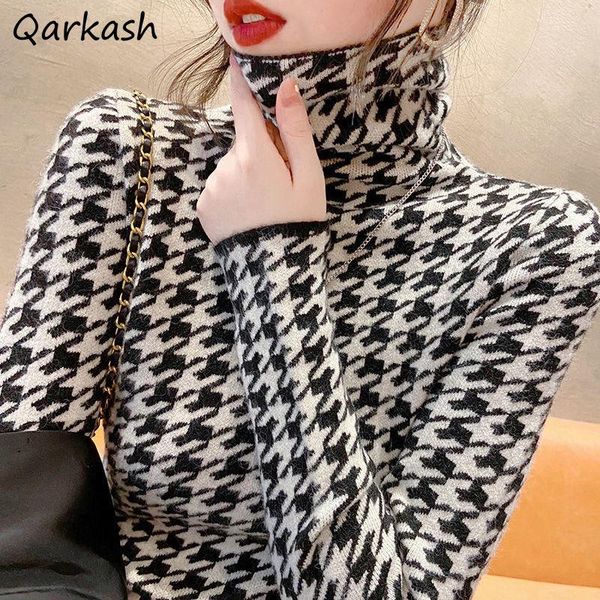 t-shirt houndstooth tshirts women turtleneck autumn vintage design ladies popular soft leisure chic slim ulzzang new daily knitted, White
t-shirt houndstooth tshirts women turtleneck autumn vintage design ladies popular soft leisure chic slim ulzzang new daily knitted, White