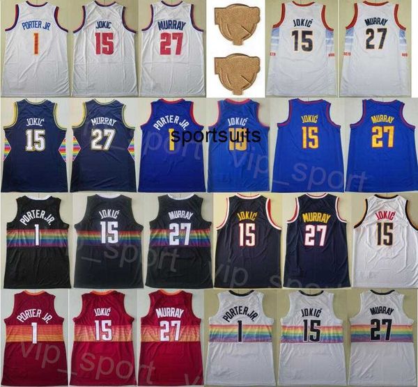 men 2023 finals basketball 15 jokics jamal murray jersey 27 michael porter jr 1 earned city navy blue red white black embroidery and sewing, Black;red
men 2023 finals basketball 15 jokics jamal murray jersey 27 michael porter jr 1 earned city navy blue red white black embroidery and sewing, Black;red