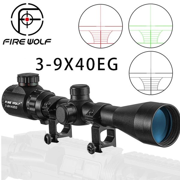3-9x40 eg riflescope hunting scope bow cross red green outdoor reticle sight optics sniper tactical scope sight
3-9x40 eg riflescope hunting scope bow cross red green outdoor reticle sight optics sniper tactical scope sight