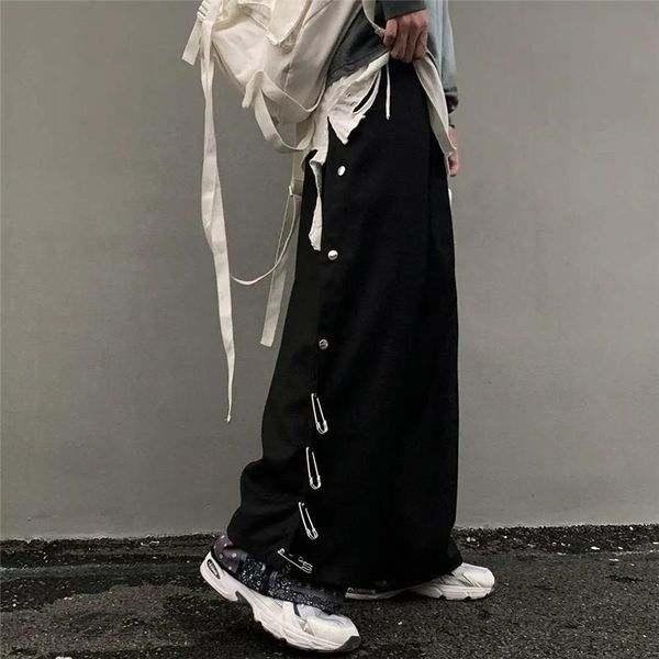 pants high street wide leg pants men hip hop breasted pin loose pantalones falling couples harajuku casual patchwork black sweatpants
pants high street wide leg pants men hip hop breasted pin loose pantalones falling couples harajuku casual patchwork black sweatpants