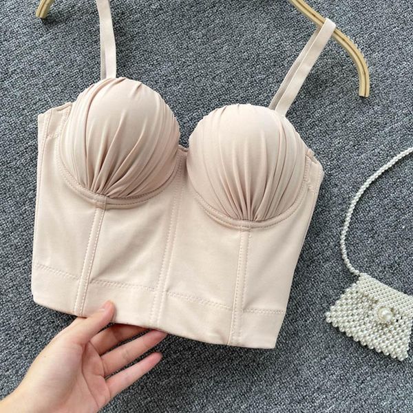 t-shirt girls elegance stretch cropped tank 2022 spring summer new product female solid color knit pleated bras camisole, White
t-shirt girls elegance stretch cropped tank 2022 spring summer new product female solid color knit pleated bras camisole, White