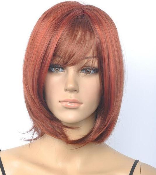 new fashion beautiful women039s short red brown straight wigs4341053, Black
new fashion beautiful women039s short red brown straight wigs4341053, Black