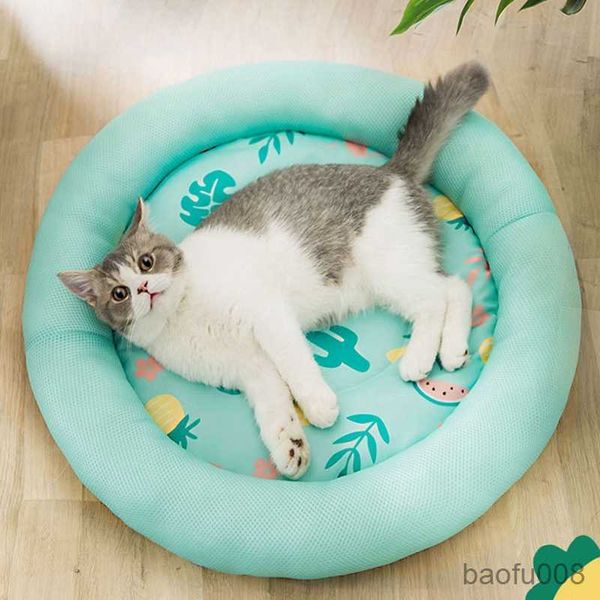 cat carriers houses summer cooling pet mat ice pad sleeping round for cats pet cool cold silk bed r230608
cat carriers houses summer cooling pet mat ice pad sleeping round for cats pet cool cold silk bed r230608