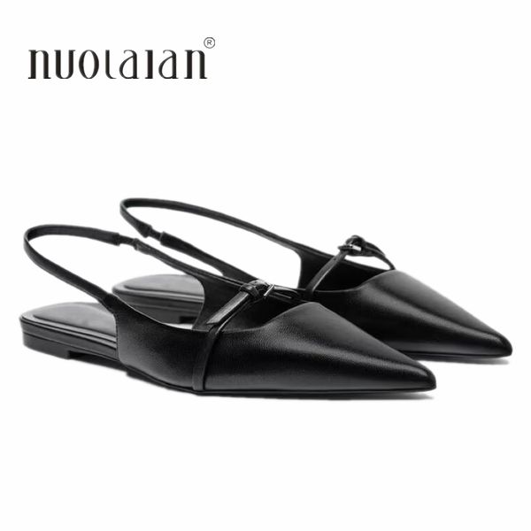 2023 new women black flats slingbacks summer fashion pointed toe sandals elegant office lady flat shoes casual flat slides
2023 new women black flats slingbacks summer fashion pointed toe sandals elegant office lady flat shoes casual flat slides