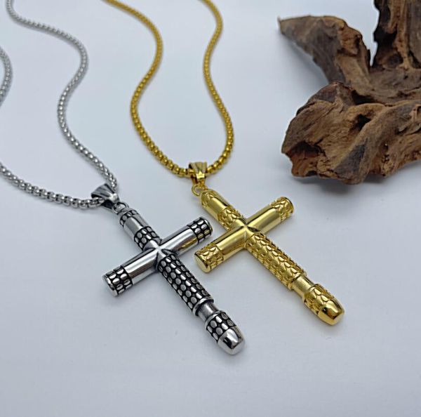 fashion cross pendant mens necklace stainless steel rolo chain 3mm 24inch cool jewelry for friends gifts n2228, Silver
fashion cross pendant mens necklace stainless steel rolo chain 3mm 24inch cool jewelry for friends gifts n2228, Silver