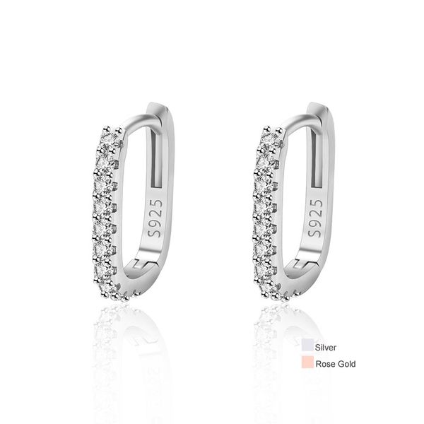 silver small hoop earrings pave aaa cubic zirconia 18k rose gold/platinum plated huggies earrings, Golden;silver
silver small hoop earrings pave aaa cubic zirconia 18k rose gold/platinum plated huggies earrings, Golden;silver