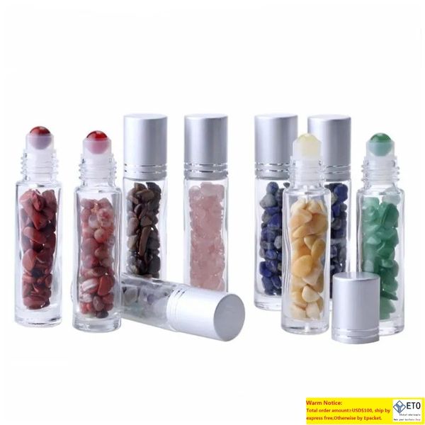 essential oil diffuser 10ml clear glass roll on perfume bottles with crushed natural crystal quartz stonecrystal roller ball silver
essential oil diffuser 10ml clear glass roll on perfume bottles with crushed natural crystal quartz stonecrystal roller ball silver