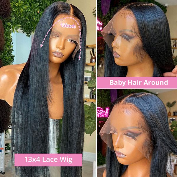 40 inch transparent straight lace front human hair wig brazilian bone straight human hair lace frontal wig for women, Black;brown
40 inch transparent straight lace front human hair wig brazilian bone straight human hair lace frontal wig for women, Black;brown