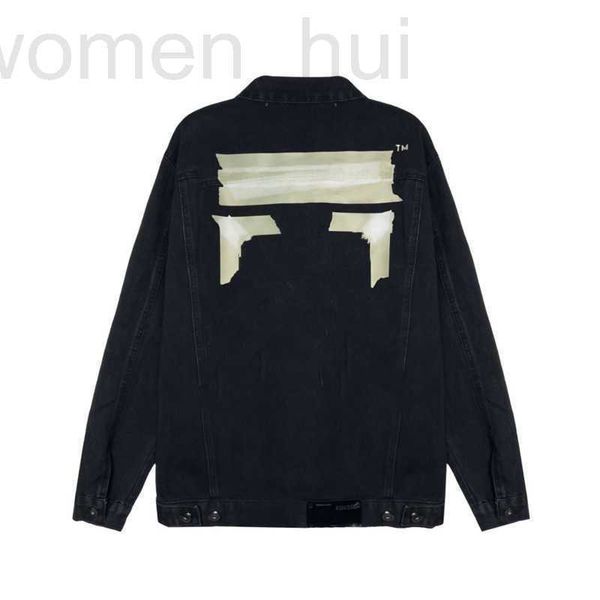 men's jackets designer spring summer denim jacket jackets fashion tape sticker arrow denims coat men women loose lapel cardigan denim c, Black;brown
men's jackets designer spring summer denim jacket jackets fashion tape sticker arrow denims coat men women loose lapel cardigan denim c, Black;brown