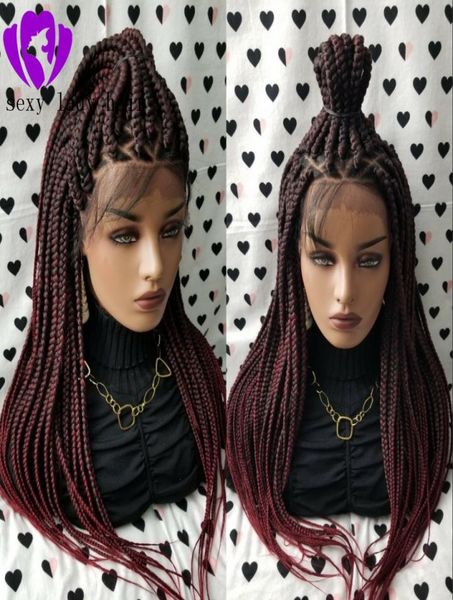 part ombre red color braided box braids lace frontal wig heat resistant hair long natural full braided wigs for black women3373141
part ombre red color braided box braids lace frontal wig heat resistant hair long natural full braided wigs for black women3373141