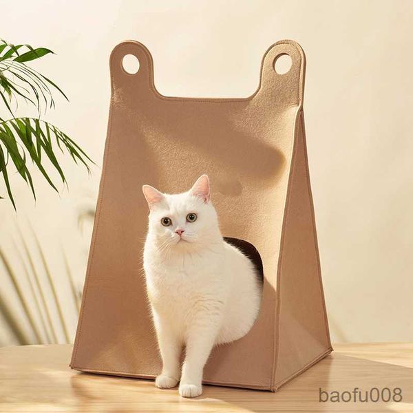 cat carriers houses cat felt house sleeping bag nest cat collapsible interactive cat bed pet cat r230608
cat carriers houses cat felt house sleeping bag nest cat collapsible interactive cat bed pet cat r230608