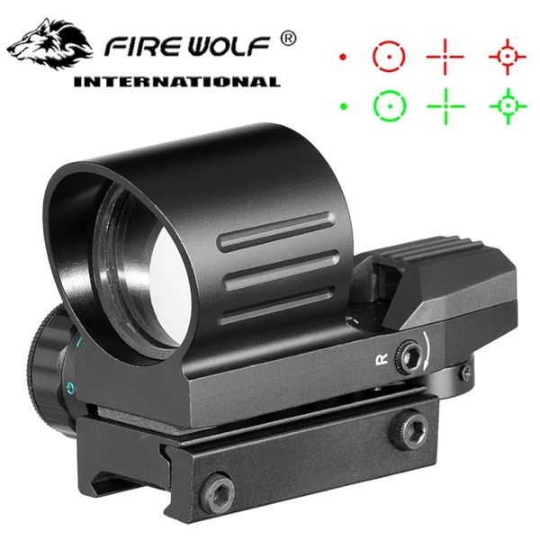 fire wolf tactical 4 reticle mode 1x red green dot sight hunting rifle reflex dot sight brightness adjustable aluminum casing.
fire wolf tactical 4 reticle mode 1x red green dot sight hunting rifle reflex dot sight brightness adjustable aluminum casing.