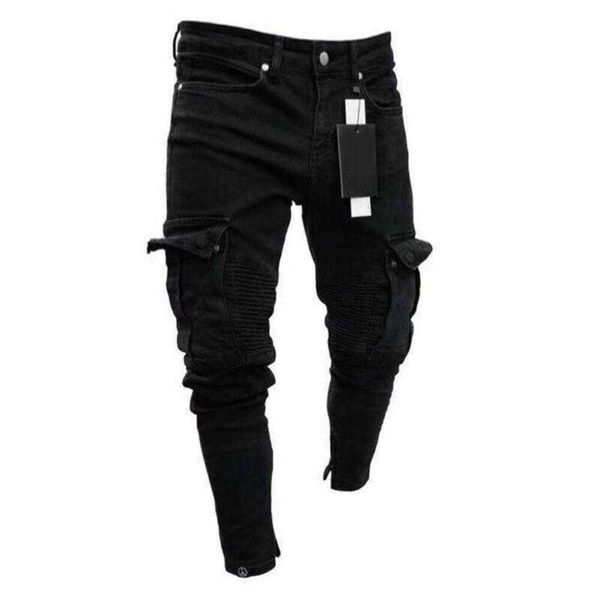 men's jeans 2021fashion black jean men denim skinny biker destroyed frayed slim fit pocket cargo pencil pants plus size s-3xl fashion, Blue
men's jeans 2021fashion black jean men denim skinny biker destroyed frayed slim fit pocket cargo pencil pants plus size s-3xl fashion, Blue
