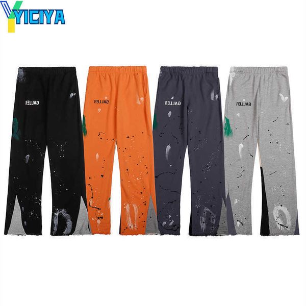 yiciya men pants galleries sweatpants dept speckled letter print men's women's couple loose versatile casual pants straight, Black
yiciya men pants galleries sweatpants dept speckled letter print men's women's couple loose versatile casual pants straight, Black