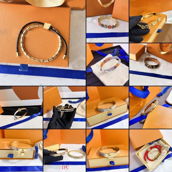 with box gifts bracelets bangle designer letter jewelry inlay crystal fux leather 18k gold plated stainless steel wristband cuff famous wome, Black
with box gifts bracelets bangle designer letter jewelry inlay crystal fux leather 18k gold plated stainless steel wristband cuff famous wome, Black