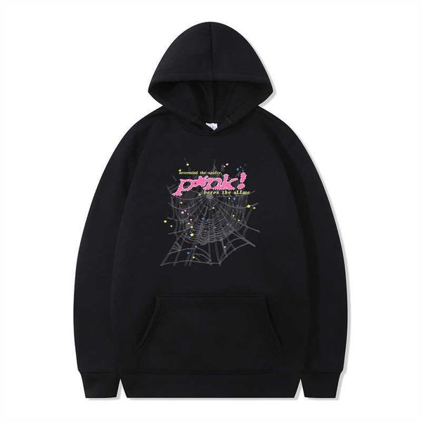 men and women fashion hoodies sweatshirts new product young thug star same sp5der 55555 pink hoodie, Black
men and women fashion hoodies sweatshirts new product young thug star same sp5der 55555 pink hoodie, Black