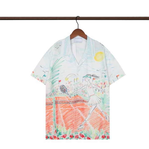 t-shirts casablanc-s designer shirts masao san print mens casual shirt womens loose silk shirt short sleeves luxury t-shirt tees 66689, White;black
t-shirts casablanc-s designer shirts masao san print mens casual shirt womens loose silk shirt short sleeves luxury t-shirt tees 66689, White;black