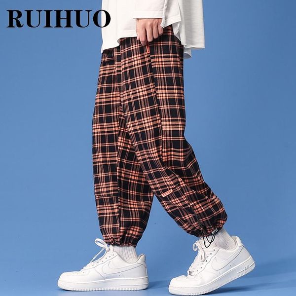 pants ruihuo casual plaid harem pants men clothing big size anklelength sweatpants men pants m4xl 2022 new arrivals, Black
pants ruihuo casual plaid harem pants men clothing big size anklelength sweatpants men pants m4xl 2022 new arrivals, Black