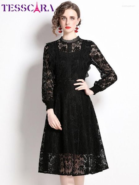 casual dresses women spring & autumn elegant lace dress festa black cocktail party robe femme vintage designer, Black;gray
casual dresses women spring & autumn elegant lace dress festa black cocktail party robe femme vintage designer, Black;gray