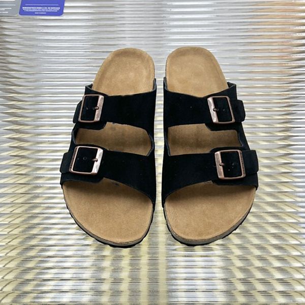 vintage frosted leather sandals luxurious designer mens shoes slider fashionable casual outerwear couple sandals slippers womens shoes size, Black
vintage frosted leather sandals luxurious designer mens shoes slider fashionable casual outerwear couple sandals slippers womens shoes size, Black