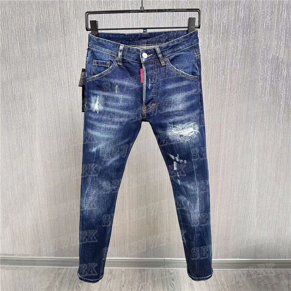 mens jeans luxury designer denim pants jeans man design fashion holes trousers mens clothing, Blue
mens jeans luxury designer denim pants jeans man design fashion holes trousers mens clothing, Blue
