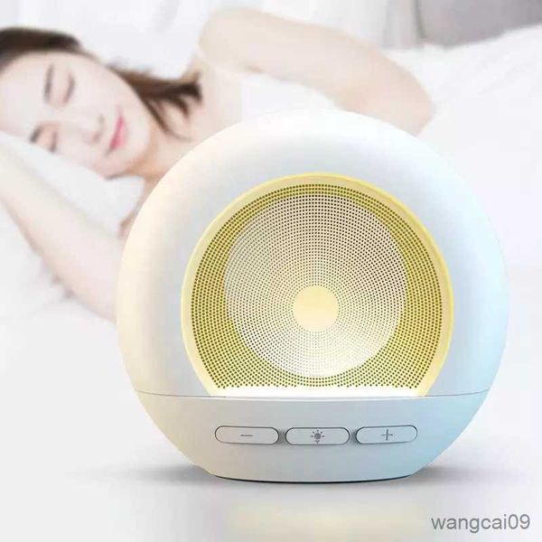 Image of Portable Speakers Bluetooth Speaker Wireless Music Boombox Color LED Stereo Bass Music Speaker Home Desktop Small Card R230608