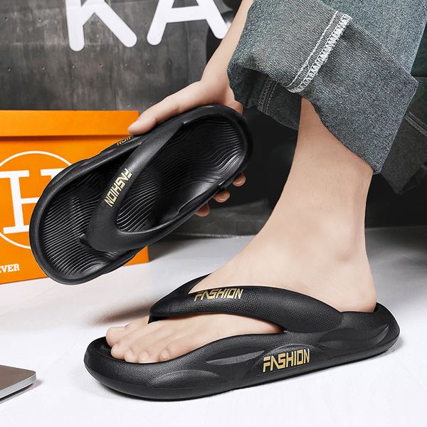 men's slippers flip flops beach slippers thick bottom summer outdoor shoes slides thong slippers women sandals soft shoes, Black
men's slippers flip flops beach slippers thick bottom summer outdoor shoes slides thong slippers women sandals soft shoes, Black