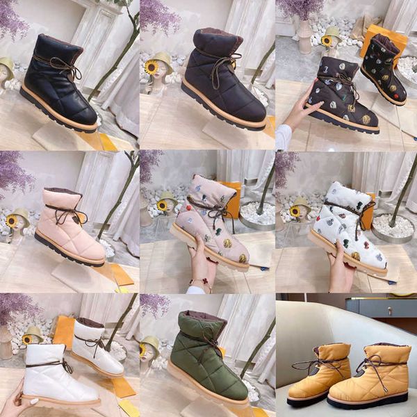 women pillow comfort ankle boot flat down designers boots eiderdown lace-up winter snow ankle boots platform warmed snow boot mesh inner lay, Black
women pillow comfort ankle boot flat down designers boots eiderdown lace-up winter snow ankle boots platform warmed snow boot mesh inner lay, Black
