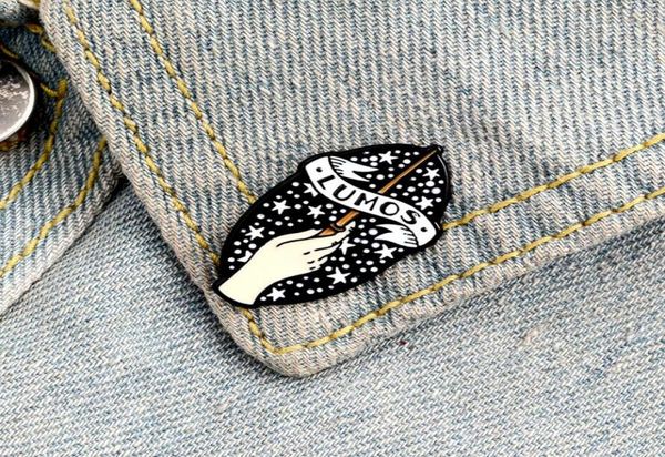 new cartoon lumos magic wand spells magician enamel pins enchanted pentagram sky lapel badges brooches backpack jewelry gift for s5450036, Gray
new cartoon lumos magic wand spells magician enamel pins enchanted pentagram sky lapel badges brooches backpack jewelry gift for s5450036, Gray