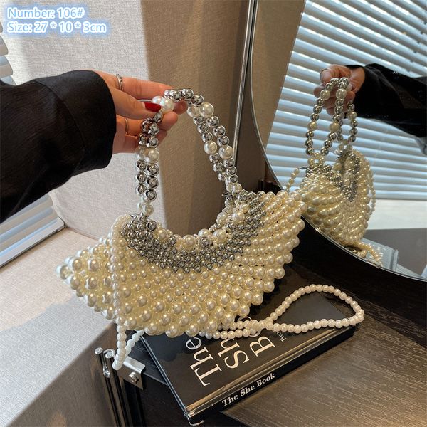 factory wholesale ladies shoulder bags elegant atmosphere fan fashion dinner bag personalized joker beaded handbag hand hollowed out pearl f
factory wholesale ladies shoulder bags elegant atmosphere fan fashion dinner bag personalized joker beaded handbag hand hollowed out pearl f