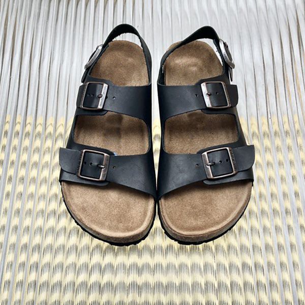 summer new brushed leather strap sandals luxury designer beach shoes slide casual comfortable couple shoes flat bottom mens and womens shoes, Black
summer new brushed leather strap sandals luxury designer beach shoes slide casual comfortable couple shoes flat bottom mens and womens shoes, Black
