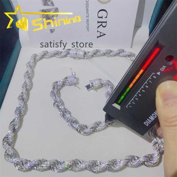new designs 10mm rope chain vvs moissnaite iced out hip hop jewelry moissanite cuban bracelet, Silver
new designs 10mm rope chain vvs moissnaite iced out hip hop jewelry moissanite cuban bracelet, Silver