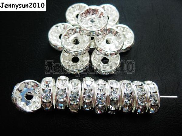 crystal 200pcs/lot 8mm czech crystal clear rhinestone pave rondelle metal silver plated spacer loose beads jewelry making
crystal 200pcs/lot 8mm czech crystal clear rhinestone pave rondelle metal silver plated spacer loose beads jewelry making
