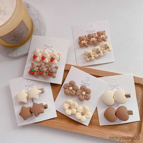 hair accessories 2pcs/lot children pin clips girls bear hairpins heart star hairband for cute baby girl r230608, Slivery;white
hair accessories 2pcs/lot children pin clips girls bear hairpins heart star hairband for cute baby girl r230608, Slivery;white