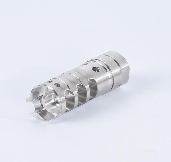 stainless steel 223556 muzzle brake pressure reducer with 12x28unef thread jam nut included1286210
stainless steel 223556 muzzle brake pressure reducer with 12x28unef thread jam nut included1286210