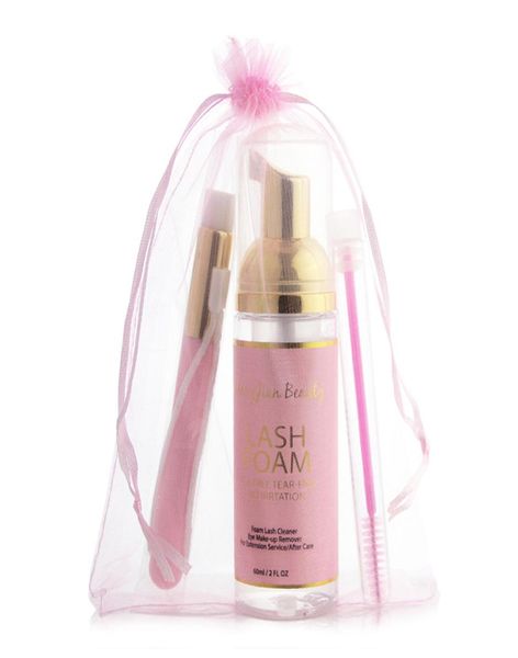 60ml eyelash shampoo grafting eyelashes gentle cleansing mousse foam no stimulation makeup clean eye lash extension glue with brus5612948
60ml eyelash shampoo grafting eyelashes gentle cleansing mousse foam no stimulation makeup clean eye lash extension glue with brus5612948