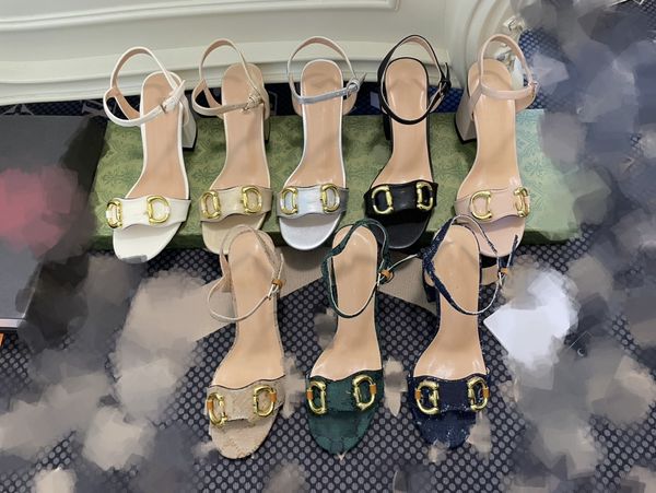 2023 luxury women leather g buckle chain sandal open-toed outdoor designer lady ankle strap jacquard monograms denim chunky high heel 7cm ru, Black
2023 luxury women leather g buckle chain sandal open-toed outdoor designer lady ankle strap jacquard monograms denim chunky high heel 7cm ru, Black