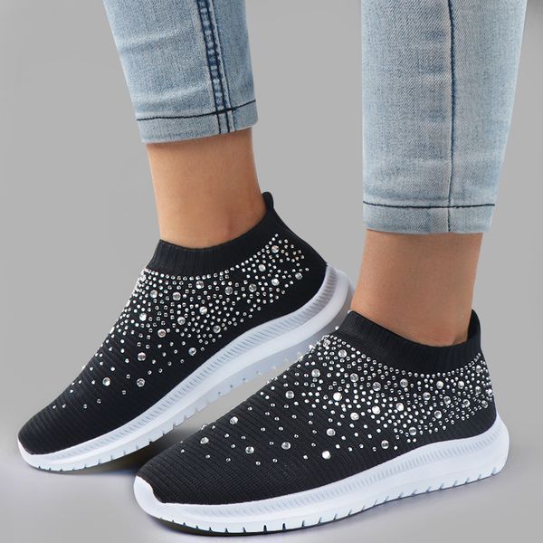 women shoes 2022 summer casual rhinestone shoes ladies vulcanized shoes bling flat loafers slip on sneaker female tenis feminino, Black
women shoes 2022 summer casual rhinestone shoes ladies vulcanized shoes bling flat loafers slip on sneaker female tenis feminino, Black