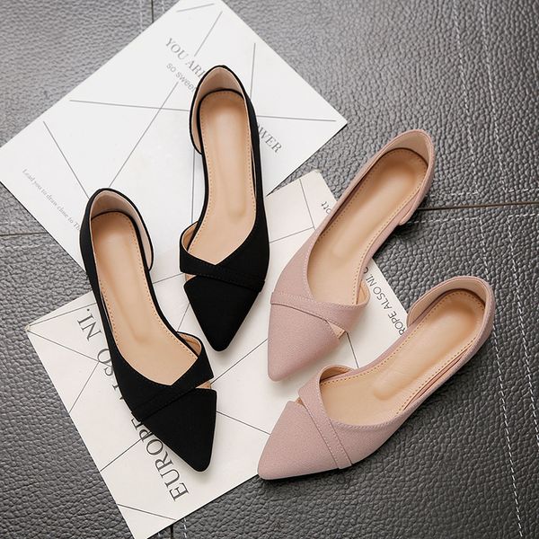 women flats pink black pure color plus small size 33 34 large 41 42 43 44 suede leather pointed toe office lady flat heel shoes
women flats pink black pure color plus small size 33 34 large 41 42 43 44 suede leather pointed toe office lady flat heel shoes
