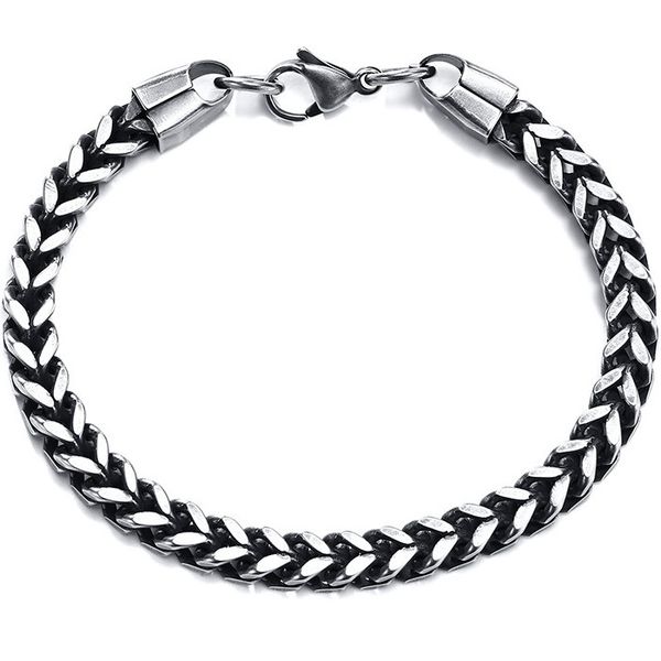 vintage mens bracelet stainless steel dargon bone shaped link chain braid bracelets punk jewelry for men boyfriend yw164/625, Black
vintage mens bracelet stainless steel dargon bone shaped link chain braid bracelets punk jewelry for men boyfriend yw164/625, Black