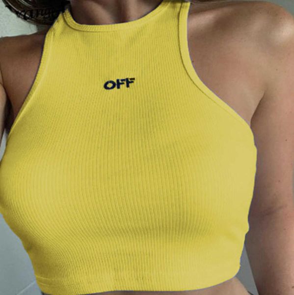 womens t-shirt vest women designer clothes summer t shirts white crop embroidery off shoulder casual sleeveless backless2023
womens t-shirt vest women designer clothes summer t shirts white crop embroidery off shoulder casual sleeveless backless2023