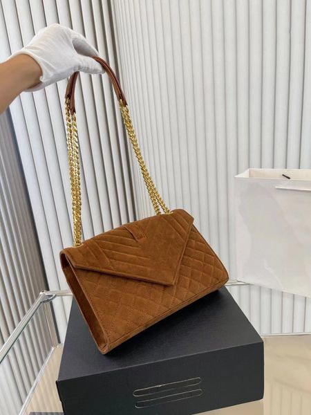 autumn and winter new design sense car sewing chain bag suede texture large capacity shoulder bag sense of advanced