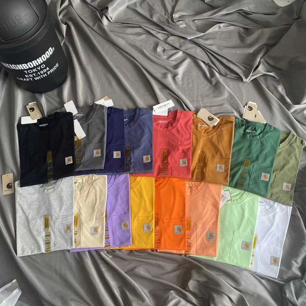 kahart classic car pocket short sleeve t-shirt loose multicolor bottoming for men and women lovers fashion, White;black
kahart classic car pocket short sleeve t-shirt loose multicolor bottoming for men and women lovers fashion, White;black