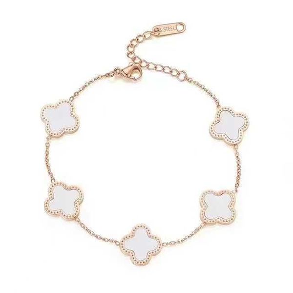 charm bracelets necklaces internet celebrity fashion ol fritillaria lucky four leaf clover bracelet necklace 18k minimalist titanium, Golden;silver
charm bracelets necklaces internet celebrity fashion ol fritillaria lucky four leaf clover bracelet necklace 18k minimalist titanium, Golden;silver