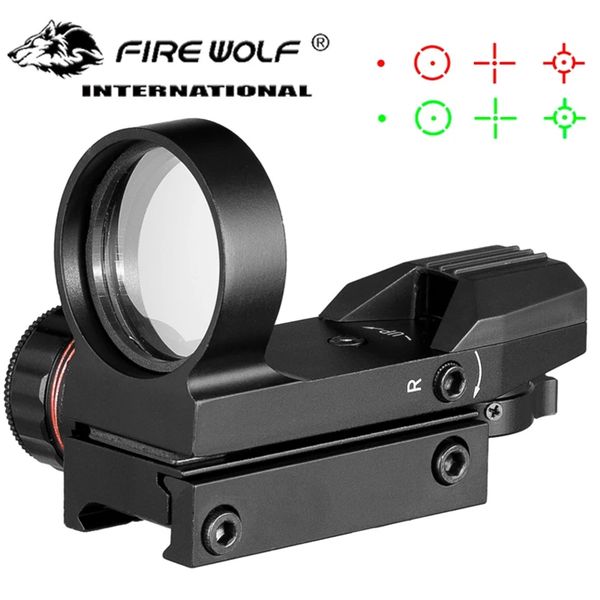 fire wolf red dot tactical hunting holographic 4 reticle 22mm rail geen red dot reflex sight airsoft hunting
fire wolf red dot tactical hunting holographic 4 reticle 22mm rail geen red dot reflex sight airsoft hunting